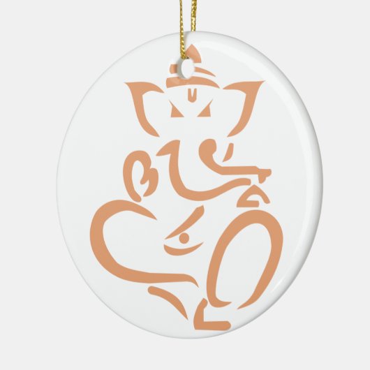 Ganesha Keramikornament (Links)