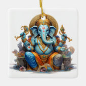 Ganesha Keramikornament (Vorderseite)