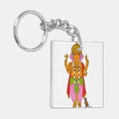 Ganesha Keychain & Devotional Keyring Schlüsselanhänger (Vorderseite links)