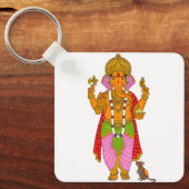 Ganesha Keychain & Devotional Keyring Schlüsselanhänger (Vorderseite)