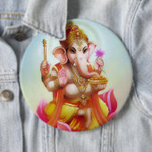 Ganesha Knopf - Version 10 Button (Beispiel)