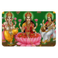 Ganesha, Lakshmi und Saraswati Magnet