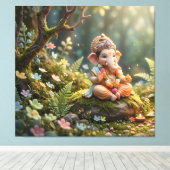 Ganesha Leinwanddruck (Insitu (Holzboden))