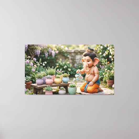 Ganesha Leinwanddruck (Vorderseite)