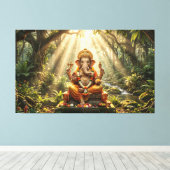 Ganesha Leinwanddruck (Insitu (Holzboden))