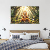 Ganesha Leinwanddruck (Insitu (Schlafzimmer))