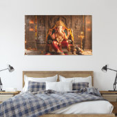 Ganesha Leinwanddruck (Insitu (Schlafzimmer))