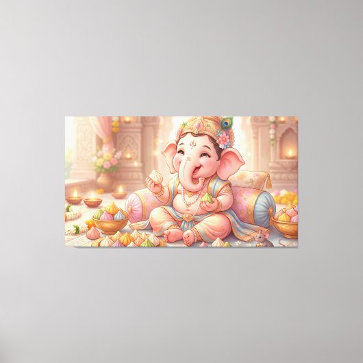 Ganesha Leinwanddruck (Vorderseite)