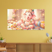 Ganesha Leinwanddruck (Insitu (Wohnzimmer))