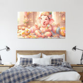 Ganesha Leinwanddruck (Insitu (Schlafzimmer))