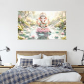 Ganesha Leinwanddruck (Insitu (Schlafzimmer))