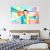 Ganesha Leinwanddruck (Insitu (Schlafzimmer))