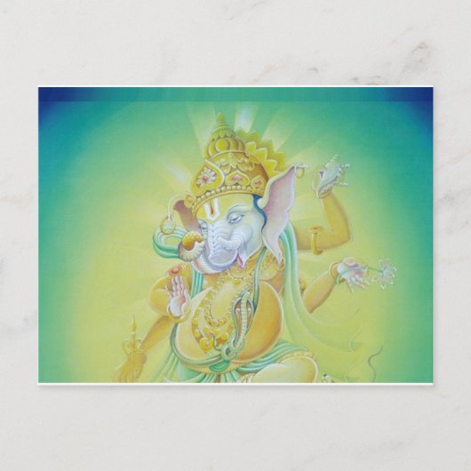 Ganesha Luv Postkarte (Vorderseite)