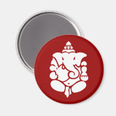 Ganesha Magnet (Vorderseite/Rückseite)
