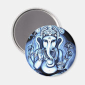 Ganesha Magnet (Vorderseite/Rückseite)