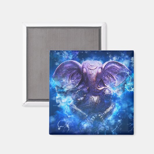 Ganesha Magnet (Vorderseite/Rückseite)