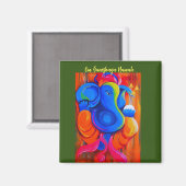 Ganesha Magnet für Diwali (Vorderseite/Rückseite)