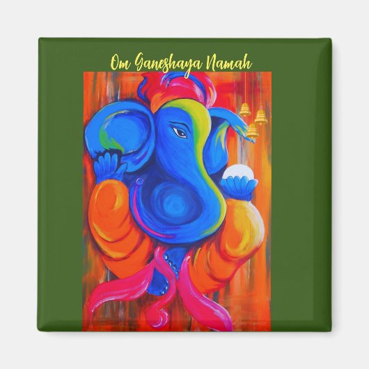 Ganesha Magnet für Diwali (Vorne)