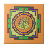 Ganesha Mandala Fliese (Vorderseite)
