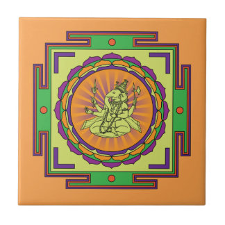 Ganesha Mandala Fliese