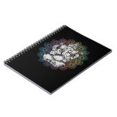 Ganesha Mandala Hindu Yoga Spirituelle Elefant Notizblock (Linke Seite)