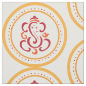Ganesha Mandala-nahtloses Muster-Gewebe Stoff (Muster)
