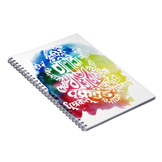 Ganesha Mantra Notebook Notizblock (Rechte Seite)