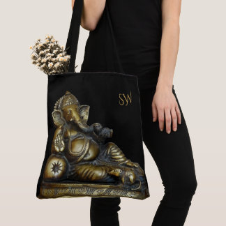 Ganesha mit (oder ohne) Ihren Initialen Tasche
