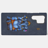 Ganesha mit (oder ohne) Monogramm Samsung Galaxy Hülle (Rückseite (Horizontal))