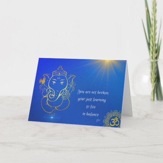 Ganesha Note Card Karte (Vorderseite)