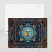 Ganesha - Om Gam Ganapataye Namah Postkarte (Vorne/Hinten)