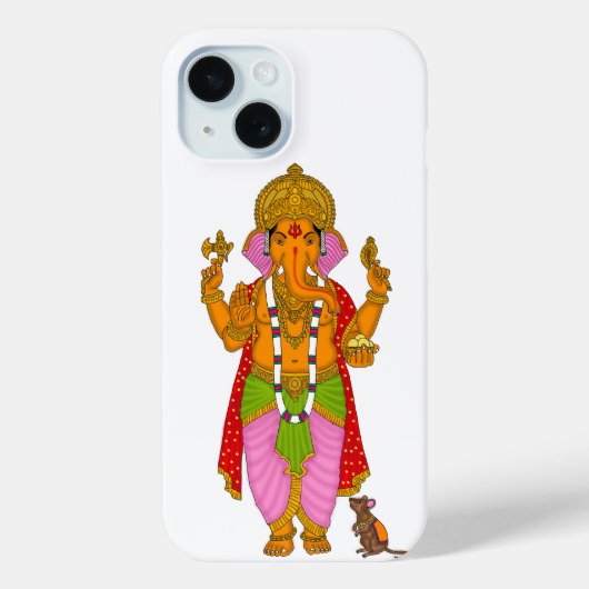 Ganesha Phone Cover, Phone Case & Keyring Design (Rückseite)