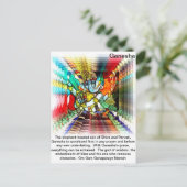 Ganesha Postcard Postkarte (Stehend Vorderseite)