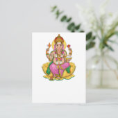 Ganesha Postcard Postkarte (Stehend Vorderseite)