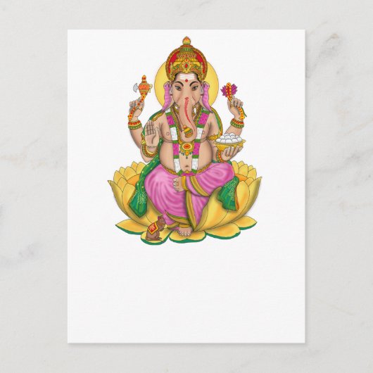 Ganesha Postcard Postkarte (Vorderseite)