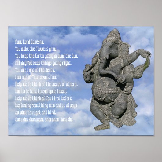 Ganesha Poster (Vorne)