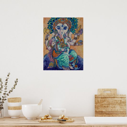 Ganesha Poster (Küche)