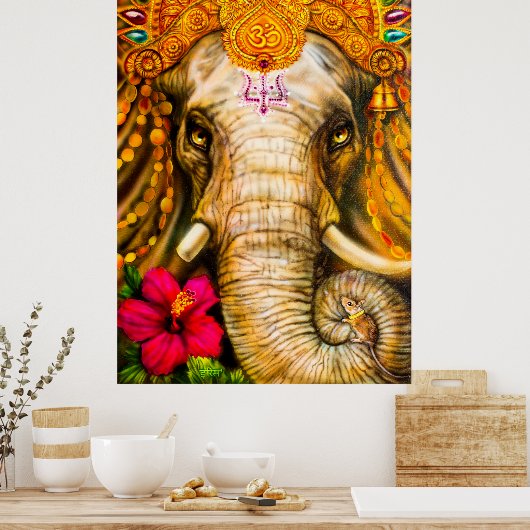 Ganesha Poster (Küche)