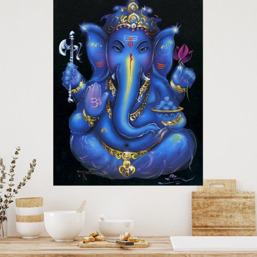 Ganesha Poster (Küche)