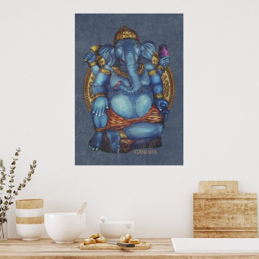 Ganesha Poster (Küche)