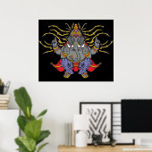 Ganesha Poster (Heimbüro)
