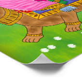 Ganesha Poster Wall Art (Ecke)