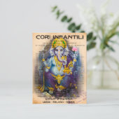 Ganesha Postkarte (Stehend Vorderseite)