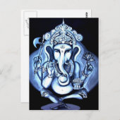 Ganesha Postkarte (Vorne/Hinten)