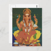 Ganesha Postkarte (Vorne/Hinten)