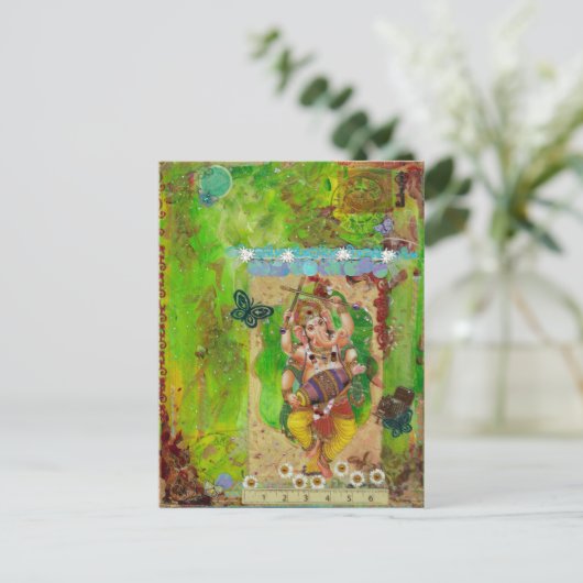 Ganesha Postkarte (Stehend Vorderseite)