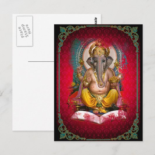 Ganesha - Postkarte (Vorne/Hinten)
