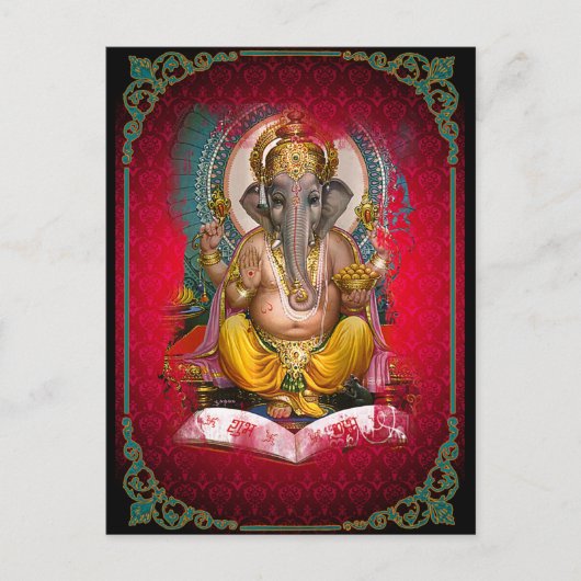Ganesha - Postkarte (Vorderseite)