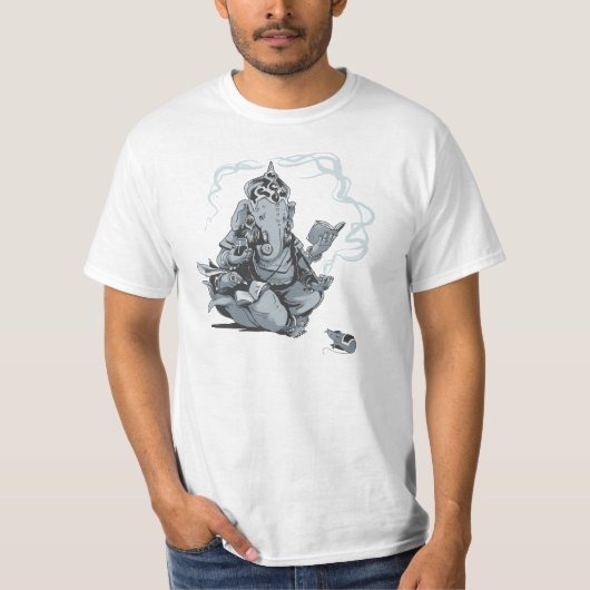 Ganesha reading T-Shirt (Vorderseite)