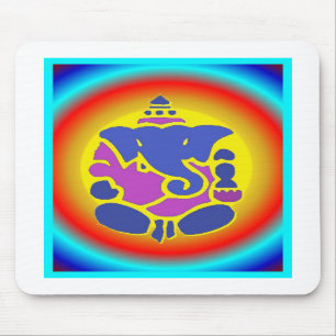 Ganesha Regenbogen mousepad